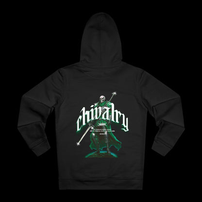 SSELFLESS™ CHIVALRY HOODIE BLACK & GREEN - SSELFLESS