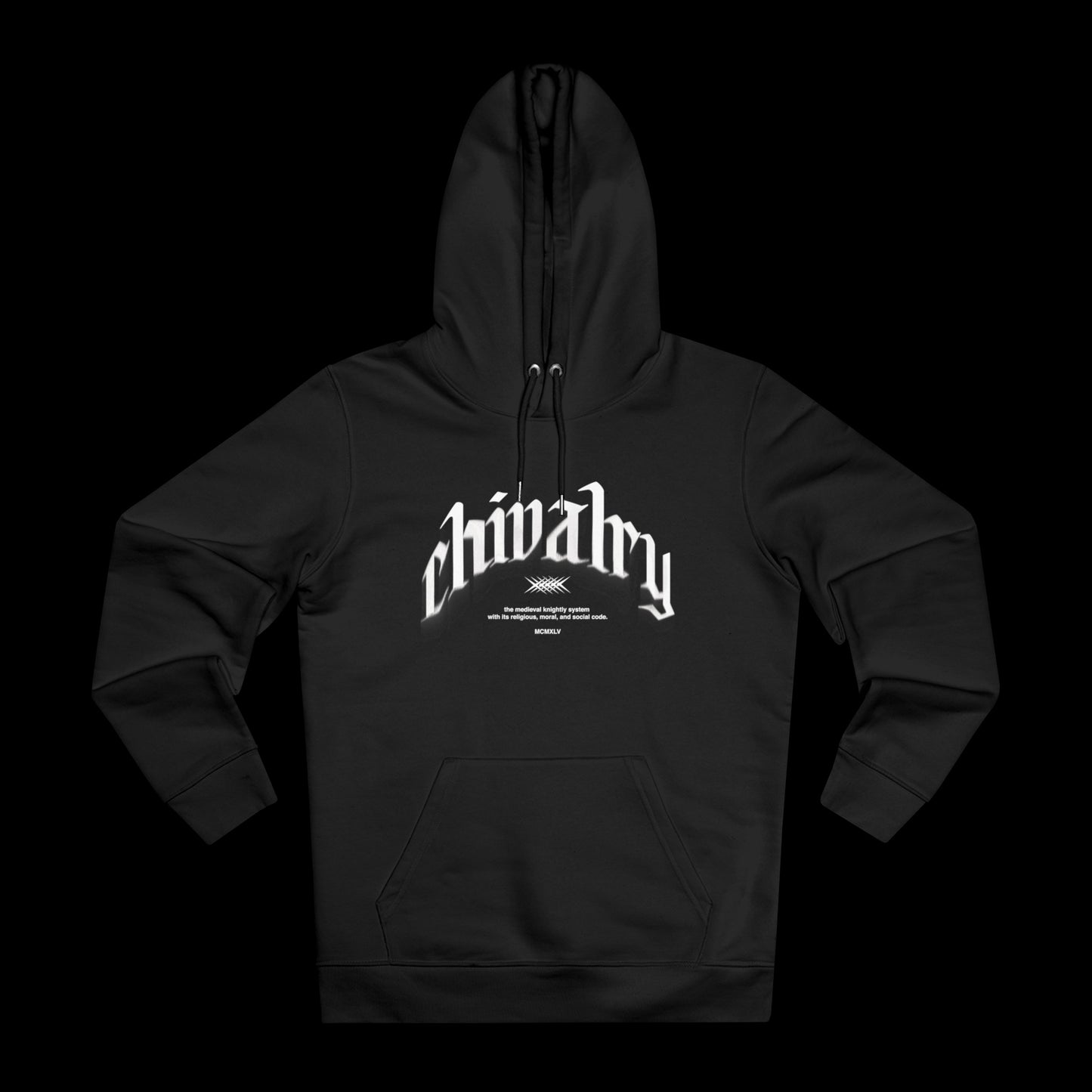 SSELFLESS™ CHIVALRY HOODIE BLACK - SSELFLESS