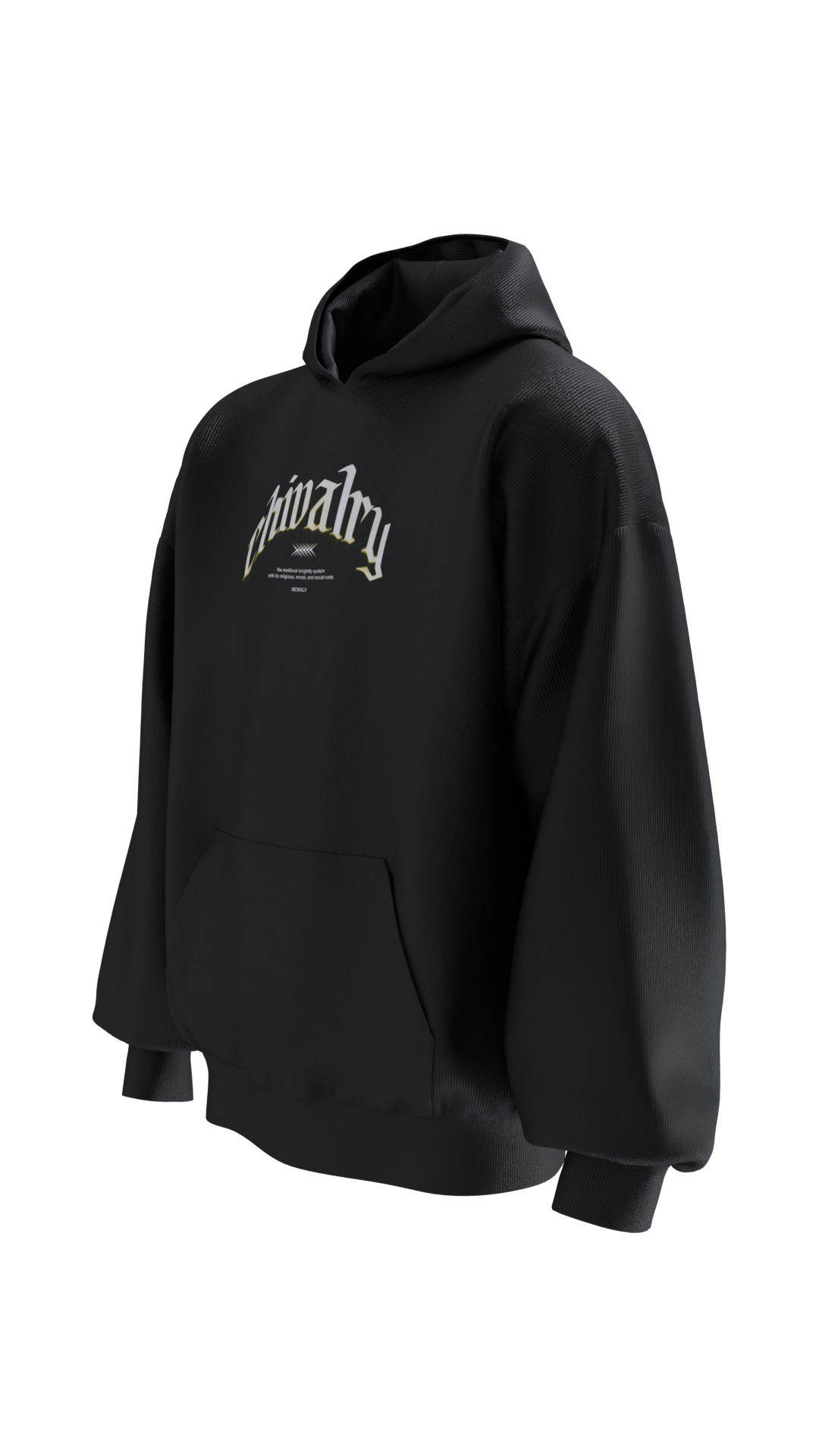 SSELFLESS™ CHIVALRY SWEATSHIRT 280G | BLACK & YELLOW - SSELFLESS