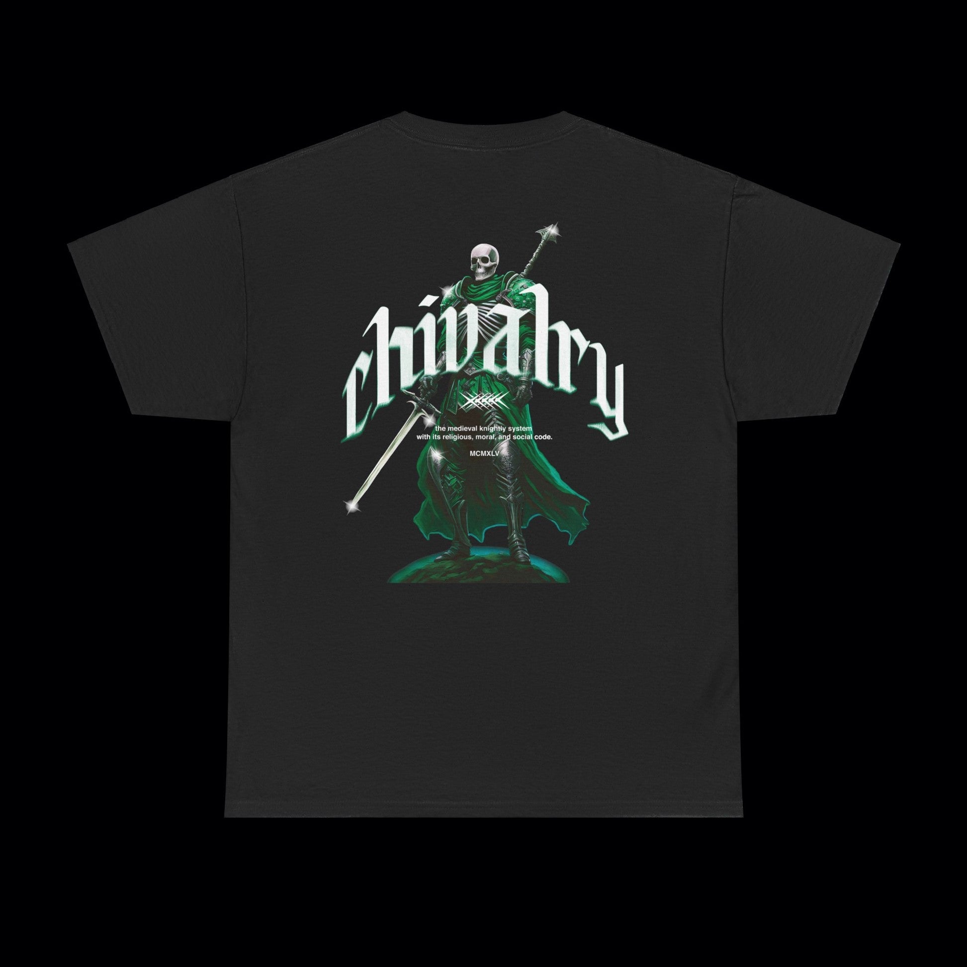 chivalry_tee_180G_back_black_and_green_basic