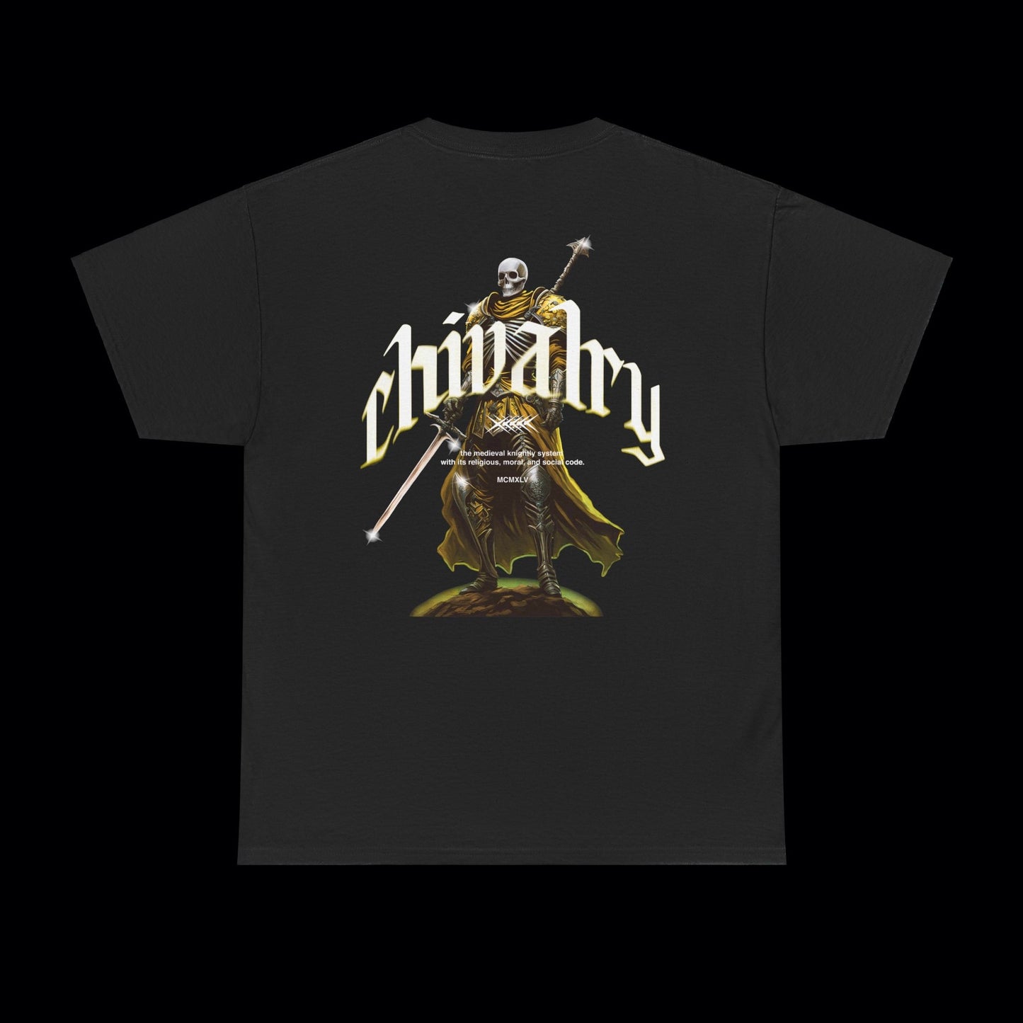 chivalry_tee_180G_back_black_and_yellow_basic