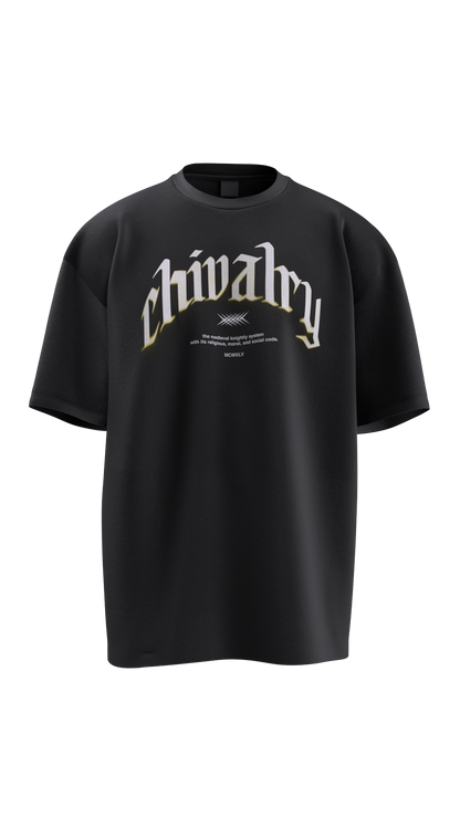 chivalry_tee_180G_front_black_and_yellow