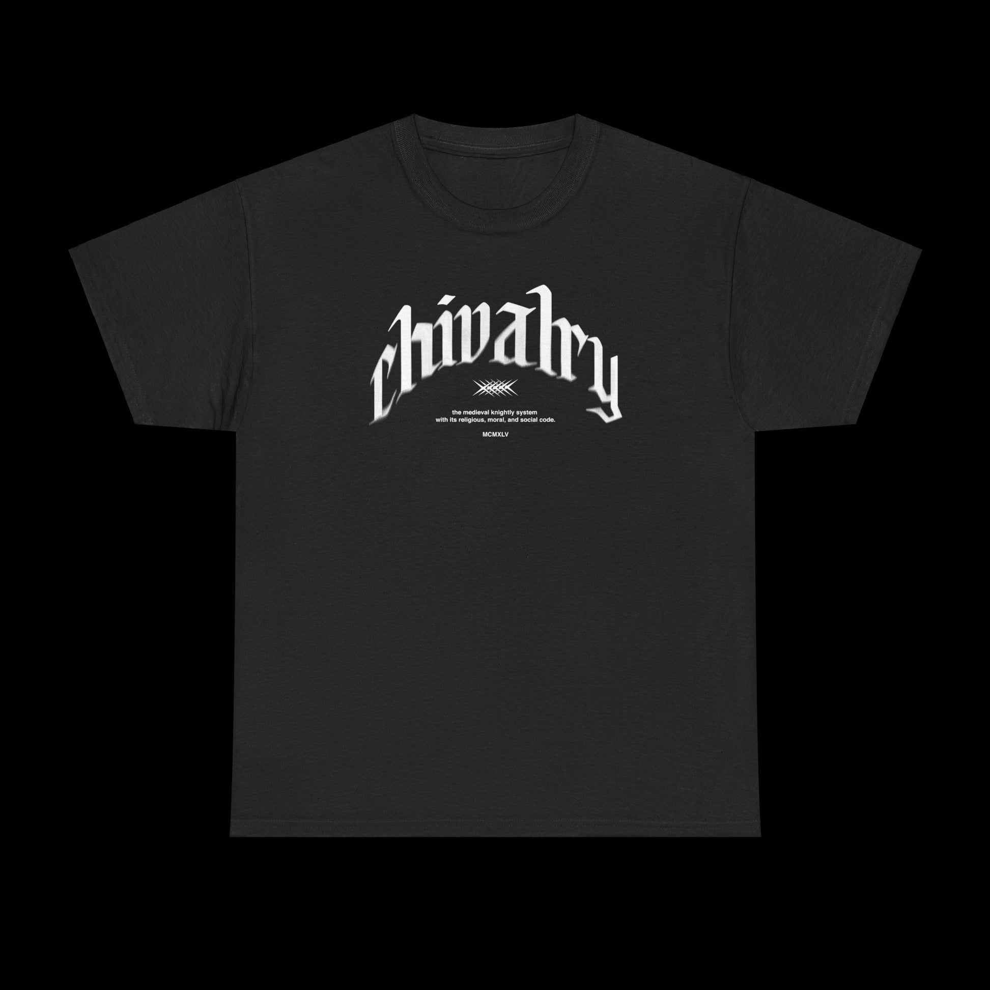 chivalry_tee_180G_front_black_basic