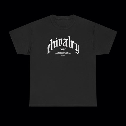 chivalry_tee_180G_front_black_basic