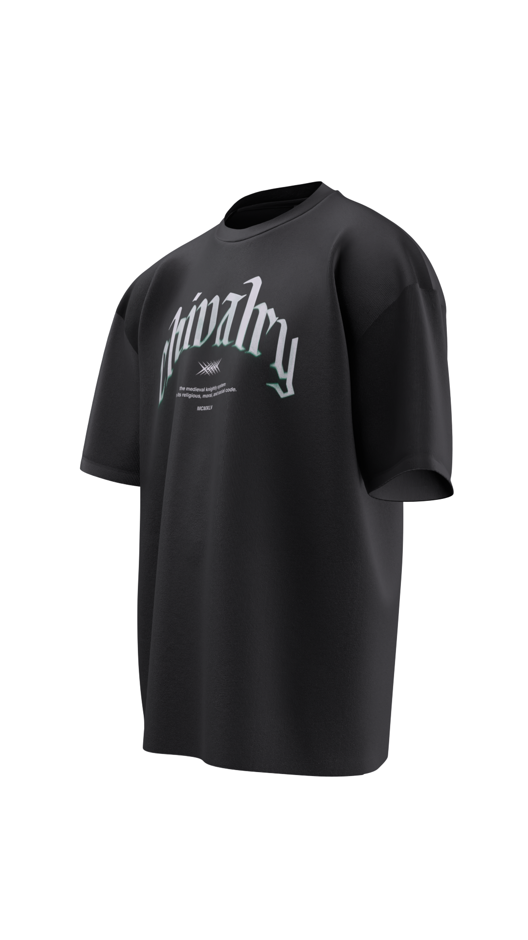 chivalry_tee_180G_left_black_and_green