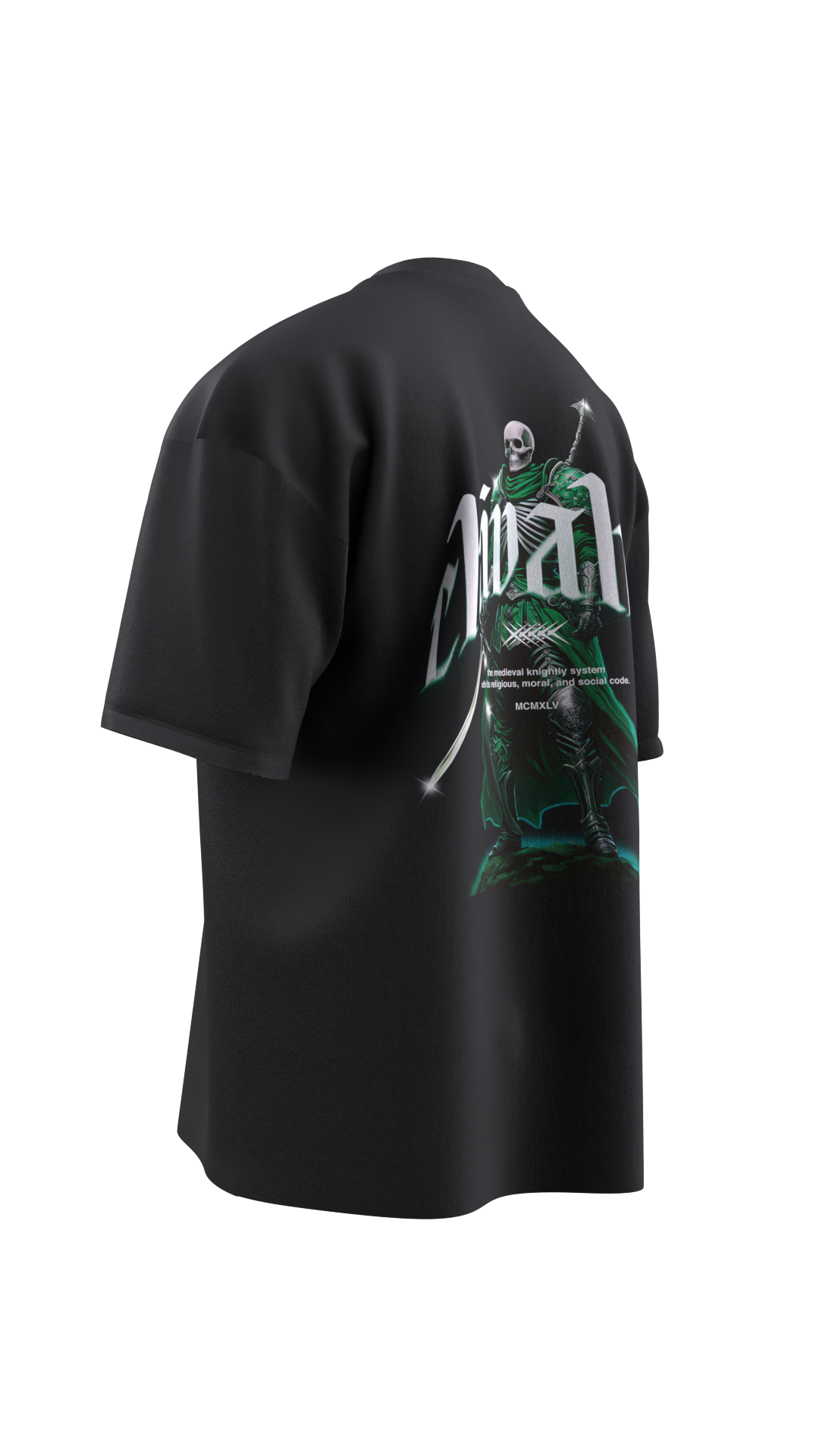 chivalry_tee_180G_right_black_and_green