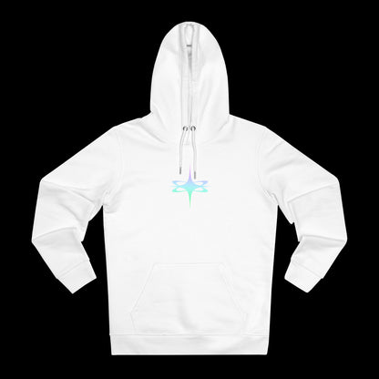 SSELFLESS™ GRADIENT LOGO HOODIE WHITE - SSELFLESS