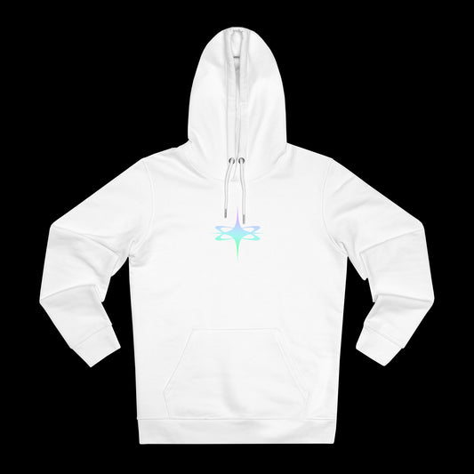 SSELFLESS™ GRADIENT LOGO HOODIE WHITE - SSELFLESS