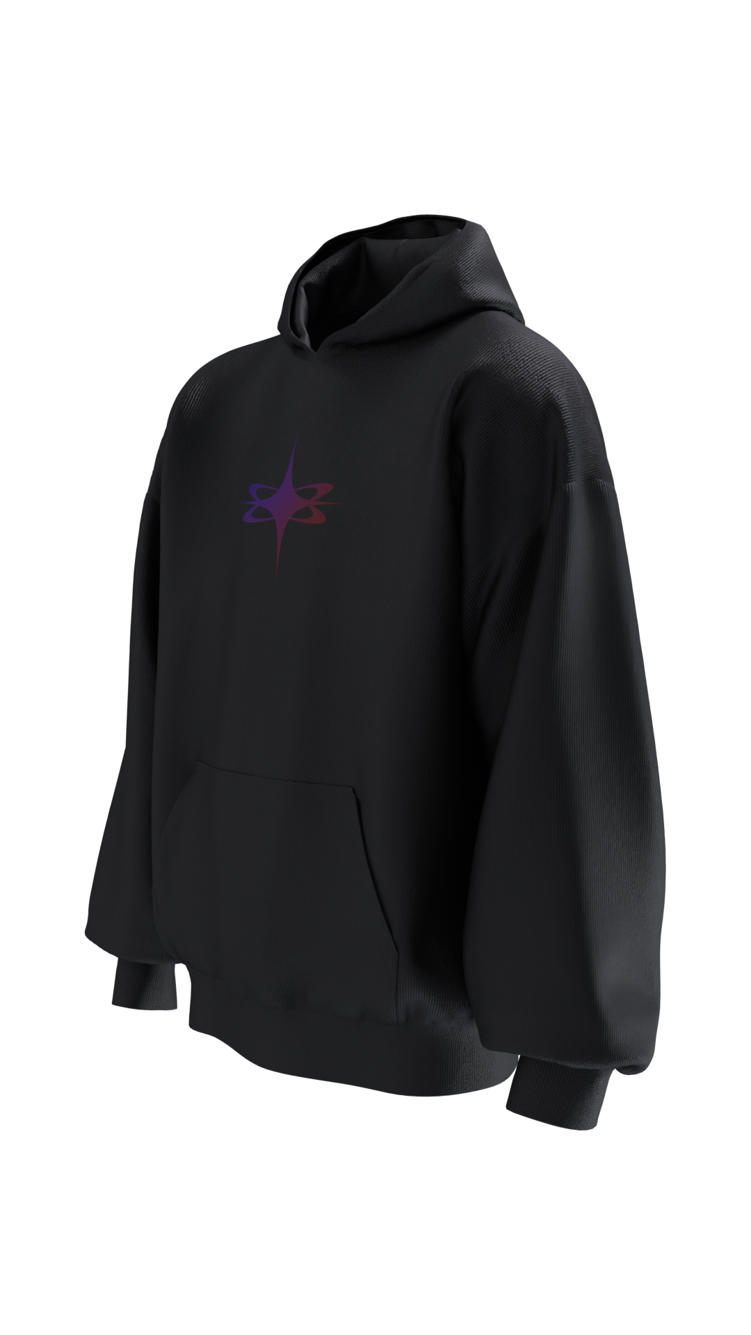 gradient_logo_sweatshirt_280G_left_black