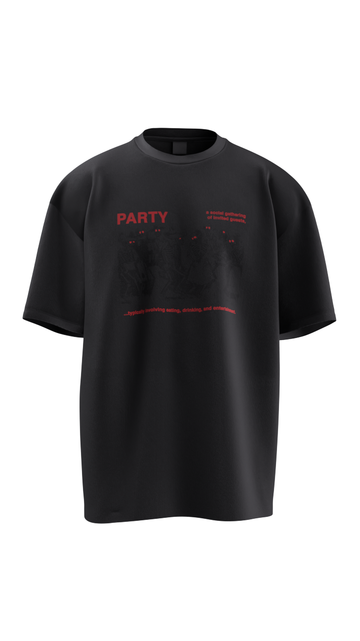 skeleton_party_tee_180G_front_black