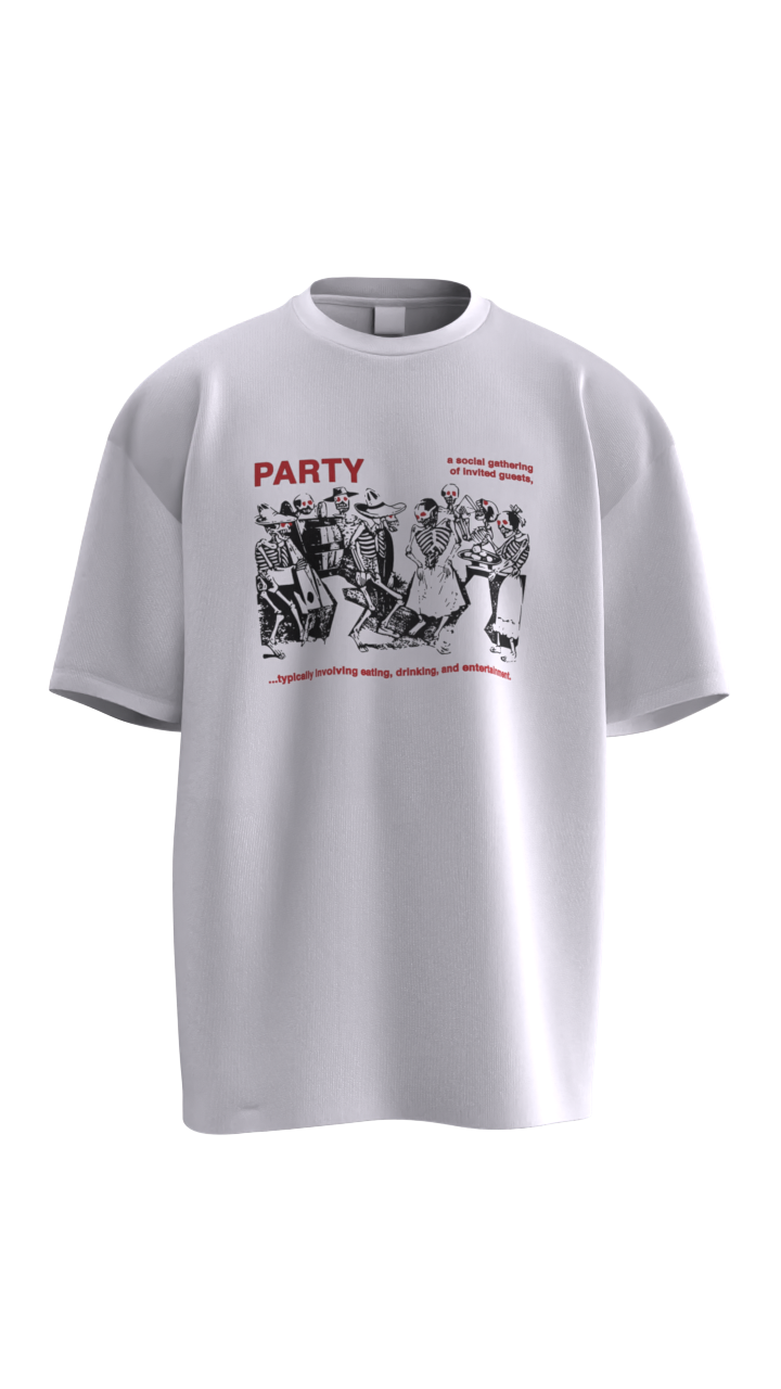 skeleton_party_tee_180G_front_white
